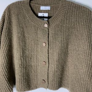 Boxy Cropped Cardigan